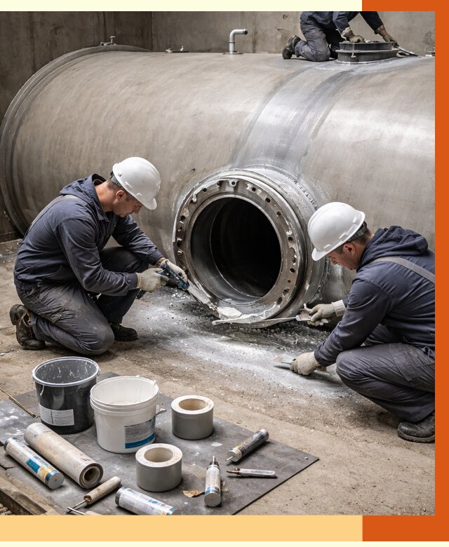 Гидроизоляция резервуара с топливом в Кушве от 76988 руб. под ключ | ТепломастерКшв