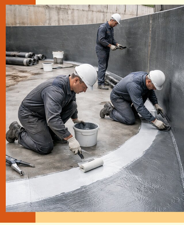 Гидроизоляция резервуара для топлива в Кушве