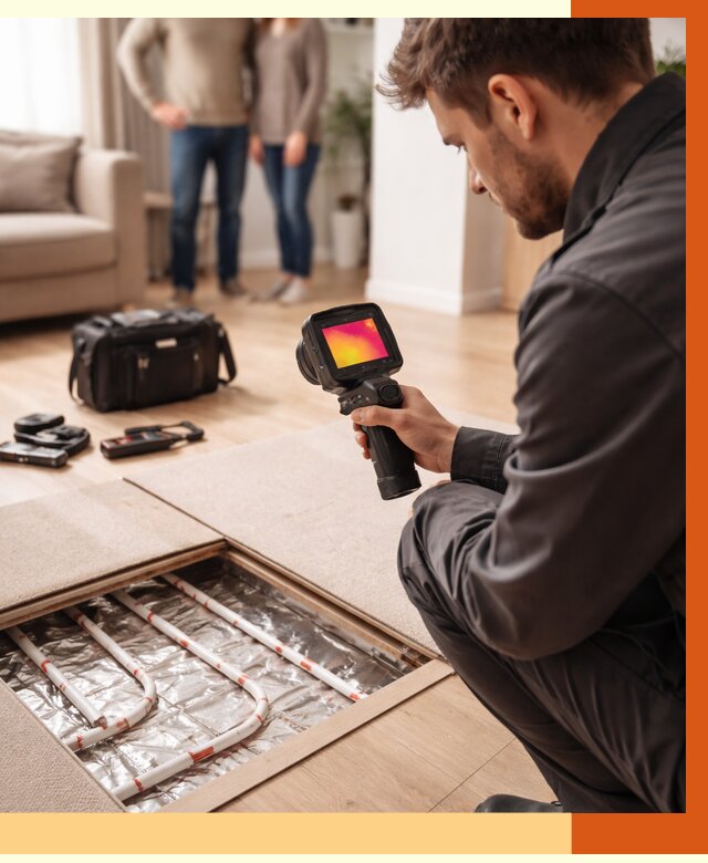 Тепловизионное обследование теплого пола в Кушве от 4619 руб. — ТепломастерКшв