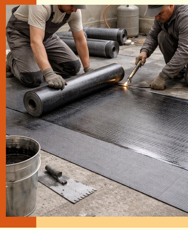 Монтаж гидроизоляционной мембраны в Кушве для зданий и конструкций