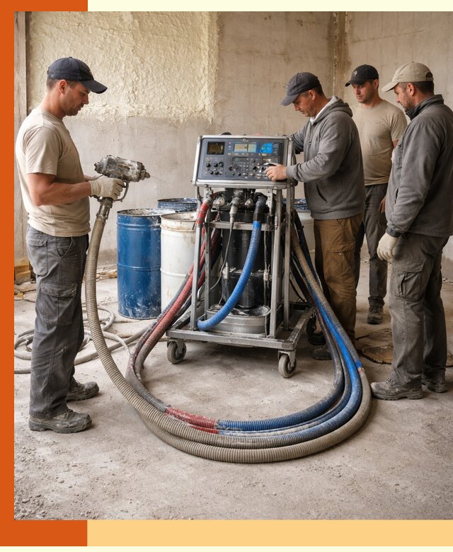 Аренда установки для напыления ППУ в Кушве на выгодных условиях